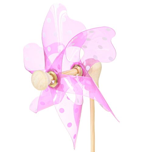 Product Windmill with Dots Windmill on Stick Colorful Ø8.5cm 12 pcs