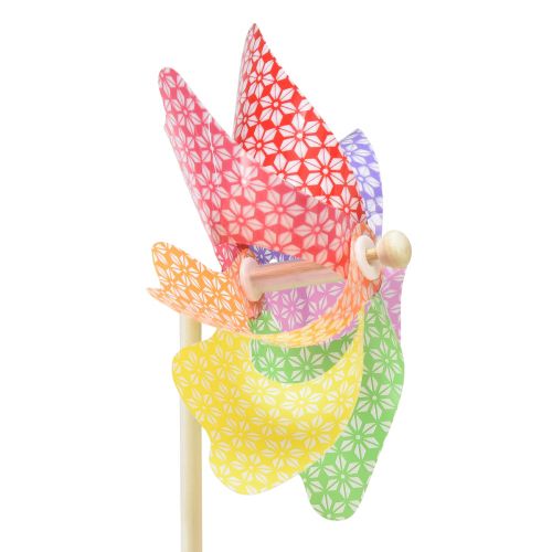 Product Windmill Decoration Windmills Natural Coloured Ø20.5cm H55cm