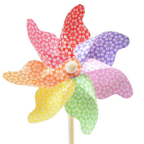 Product Windmill Decoration Windmills Natural Coloured Ø20.5cm H55cm