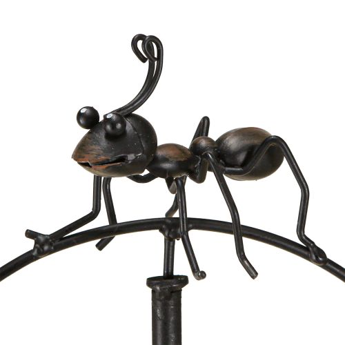 Floristik24 Wind chime ant decoration garden stake metal 66cm 2pcs