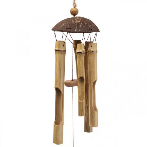 Floristik24 Wind chime bamboo decoration for hanging balcony Ø10cm H28cm