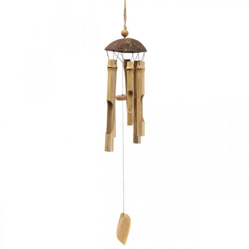 Product Wind chime bamboo decoration for hanging balcony Ø10cm H28cm