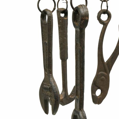 Floristik24 Wind chime to hang with tools 75cm