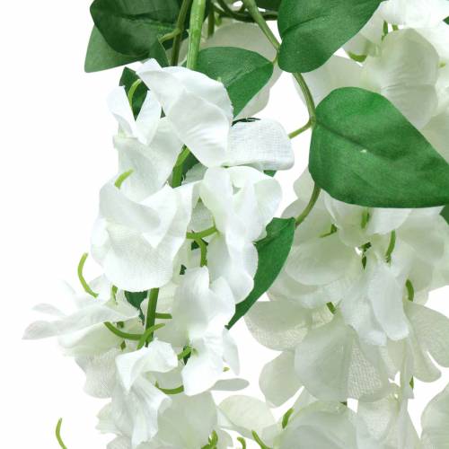 Product Garland Wisteria White 175cm 2pcs