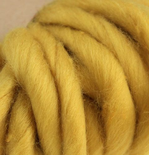 Product Woolen ribbon 50g 9m yellow