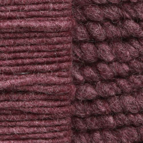 Product Wool felt decorative cord felt wick thread Berry L7m set of 2 pieces