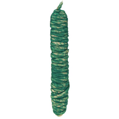 Wool cord green vintage wicking thread natural wool jute 30m