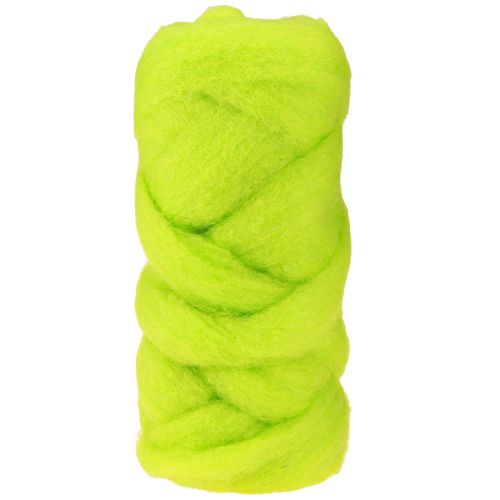Wool cord wool felt cord green 10m