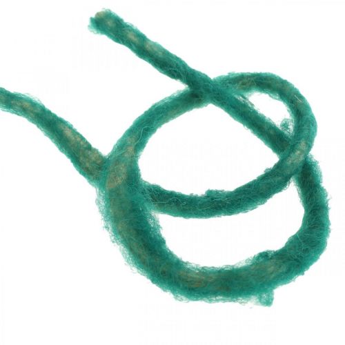Product Felt cord vintage cord for handicrafts green 30m