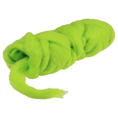 Floristik24 Wool cord wool felt cord green 10m