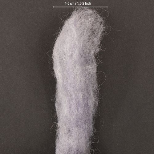 Product Light purple wool ribbon, 10m, decorative wool for floristry &amp; crafts