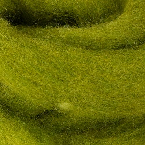 Product Soft felted wool for decorative designs and seasonal arrangements, 2m green