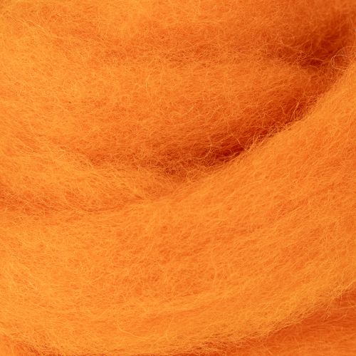 Product Orange felted wool, 2m, for crafting, binding and decorating