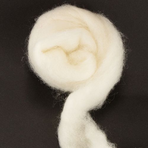 Product White wool ribbon, 2m, decorative wool for crafting &amp; wrapping