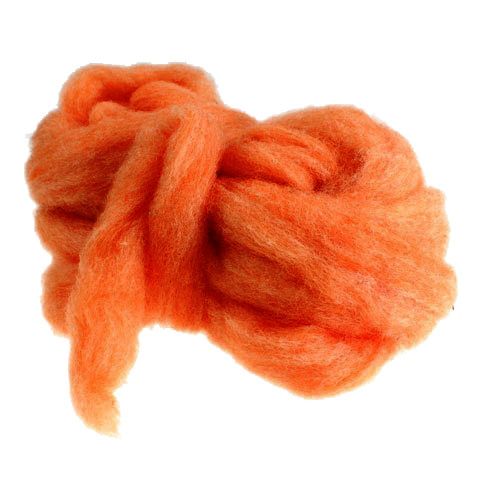 Floristik24 Wool fuse 10m orange