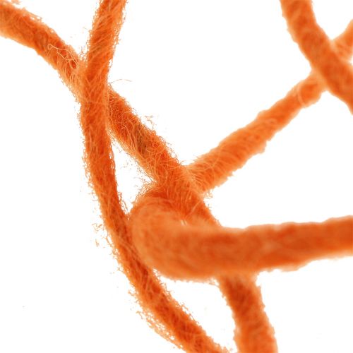 Product Wool cord orange 3mm 100m