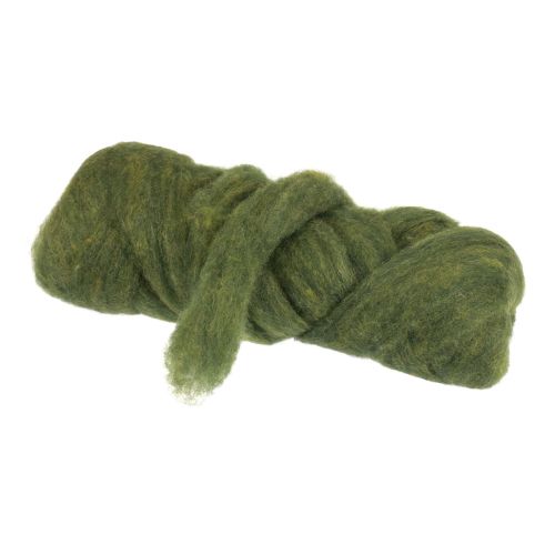 Product Wool cord wool felt cord dark green Ø2cm 10m