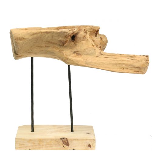 Floristik24 Root bowl on the stand nature H38cm