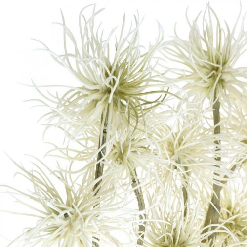 Product Xanthium artificial flower cream autumn decoration 6 blossoms 80cm 3pcs