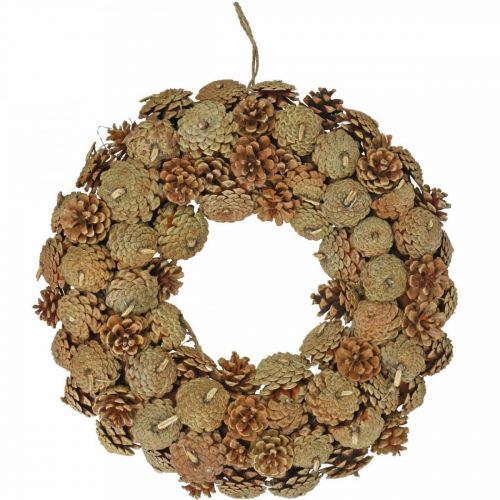 Pine cone wreath Christmas wreath nature Ø45cm