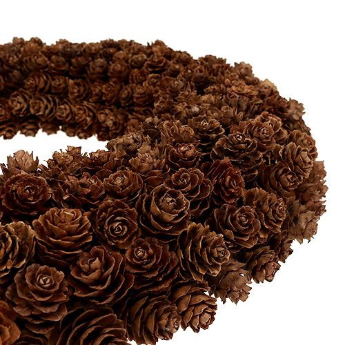 Product Cone wreath Ø31cm brown
