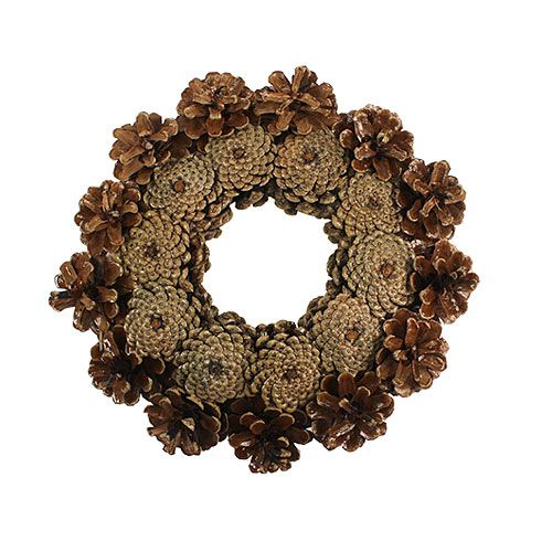 Floristik24 Cone wreath painted Ø25cm