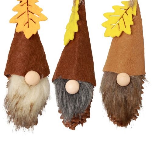 Product Cone gnome pendant gnome decoration autumn gnome H10cm 6 pcs