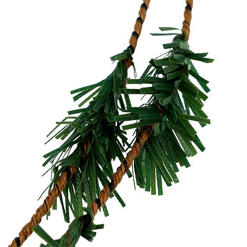 Floristik24 Cedar garland mini green with wire 27m