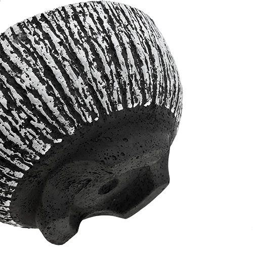 Floristik24 Cement bowl round Ø25cm bark