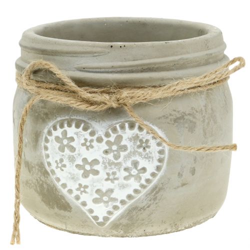 Product Concrete pot heart Ø11,5cm 3pcs