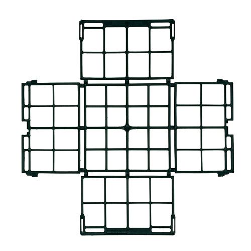 Product Brick grid 1/2 260mm x 260mm x 75mm flat 20 pcs