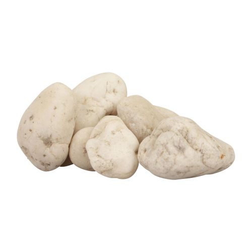 Product Decorative stones river pebbles decorative stones white 2cm - 5.5cm 5kg