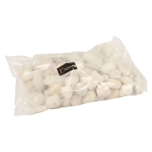 Product Decorative stones river pebbles decorative stones white 2cm - 5.5cm 5kg
