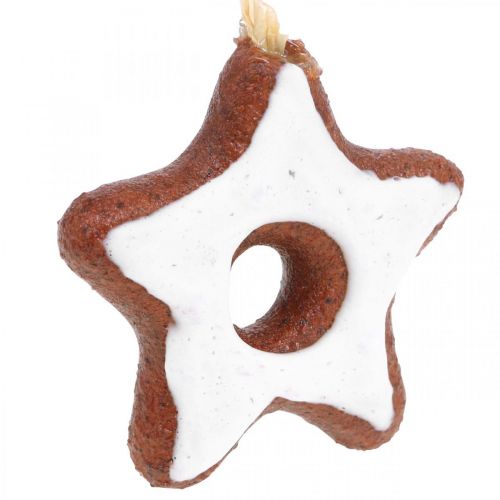 Product Christmas tree decorations cinnamon stars deco star plastic 5cm 24pcs