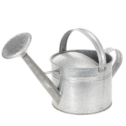 Vintage zinc watering can, 27cm - planter for garden and patio, metal flower pot buy online | Floristik24.co.uk