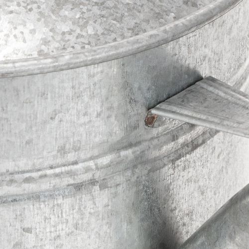 Vintage zinc watering can, 27cm - planter for garden and patio, metal flower pot | Floristik24.co.uk