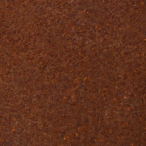 Product Rust-colored sphere decorative element for rustic garden design, 14cm, 2 pieces