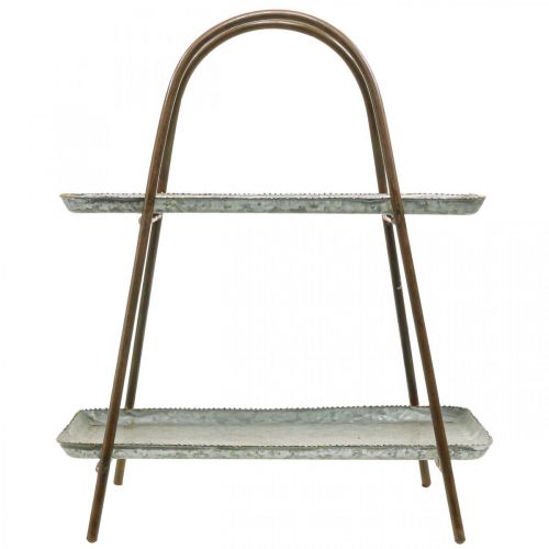 Product Cake stand vintage decorative tray table shelf metal H47cm