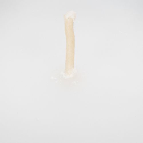 Product Candle in a zinc bucket for atmospheric decoration on terrace and balcony 15cm