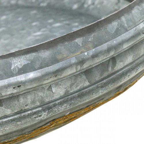 Floristik24 Zinc bowl metal bowl antique rust Ø40/46/52cm set of 3