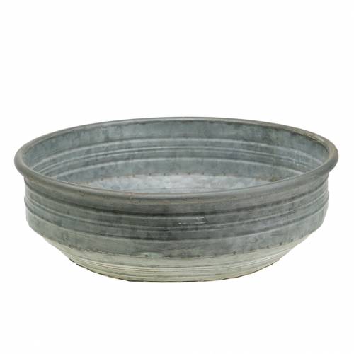 Floristik24 Zinc bowl Ø31.5cm H10cm