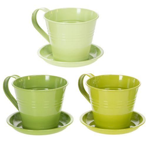 Cup for planting, stylish plant pot for individual decorating ideas, 11cm, 6 pieces