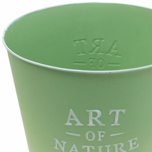 Product Flower pot zinc mint green Ø22cm H21cm