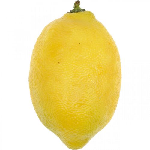 Floristik24 Artificial fruit, lemon, decorative fruits L8.5cm Ø5cm 4pcs