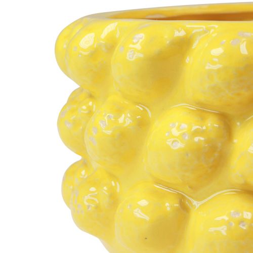 Product Planter lemon ceramic bowl planter yellow Ø26cm H12cm