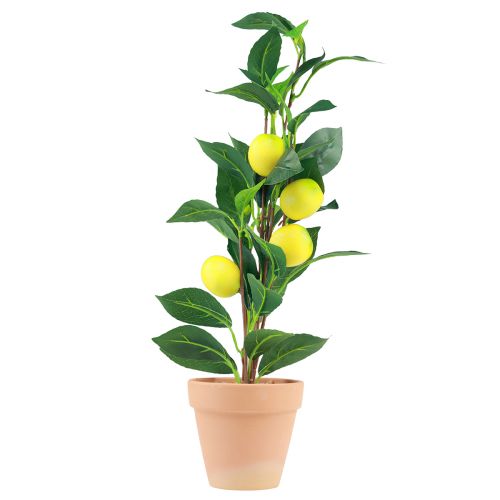 Lemon tree in pot artificial plant 42cm