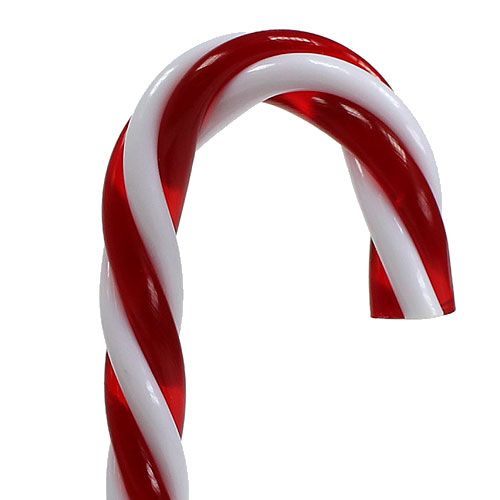 Floristik24 Candy Cane Red, White 7,5cm 6pcs