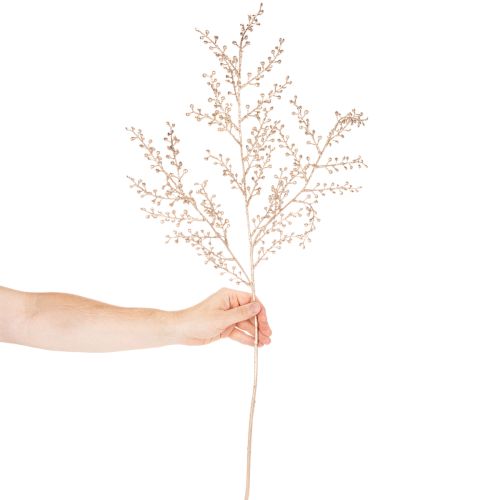 Artificial Branch with Small Berries 85cm Champagne | Floristik24.co.uk