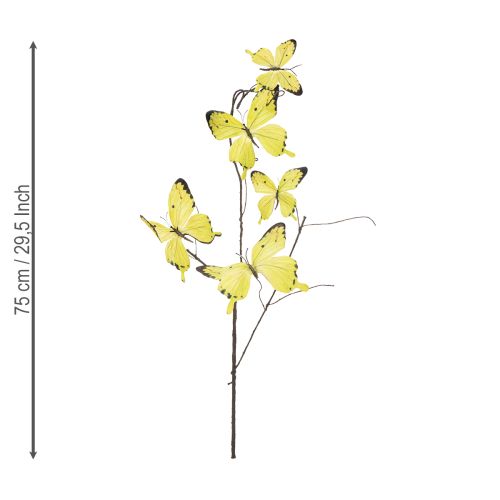 Product Butterfly branch, artistic spring decoration for indoors, 75cm