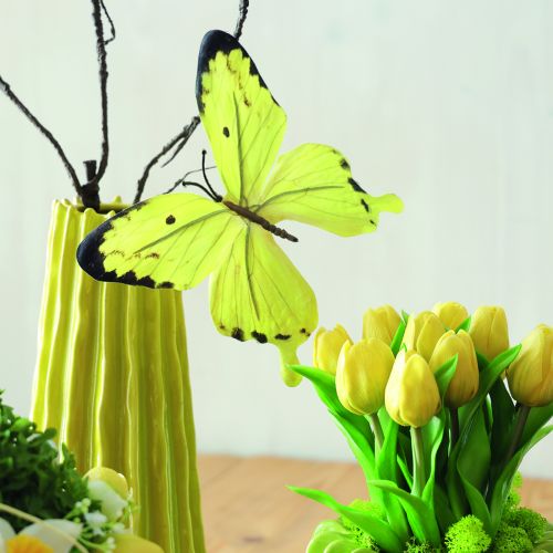 Product Butterfly branch, artistic spring decoration for indoors, 75cm